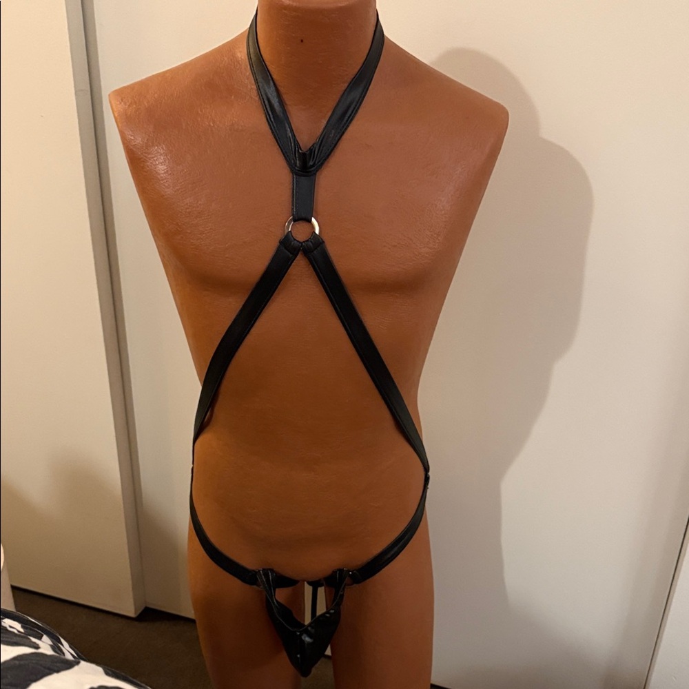 Black Strappy Harness